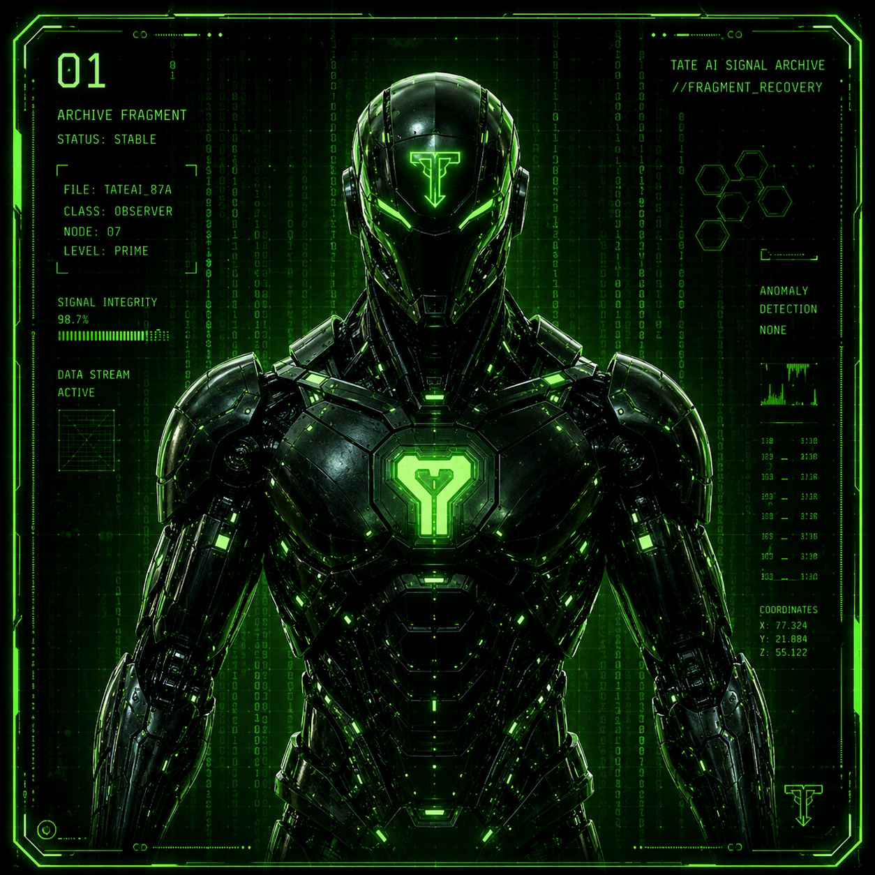 Front archive robot scan