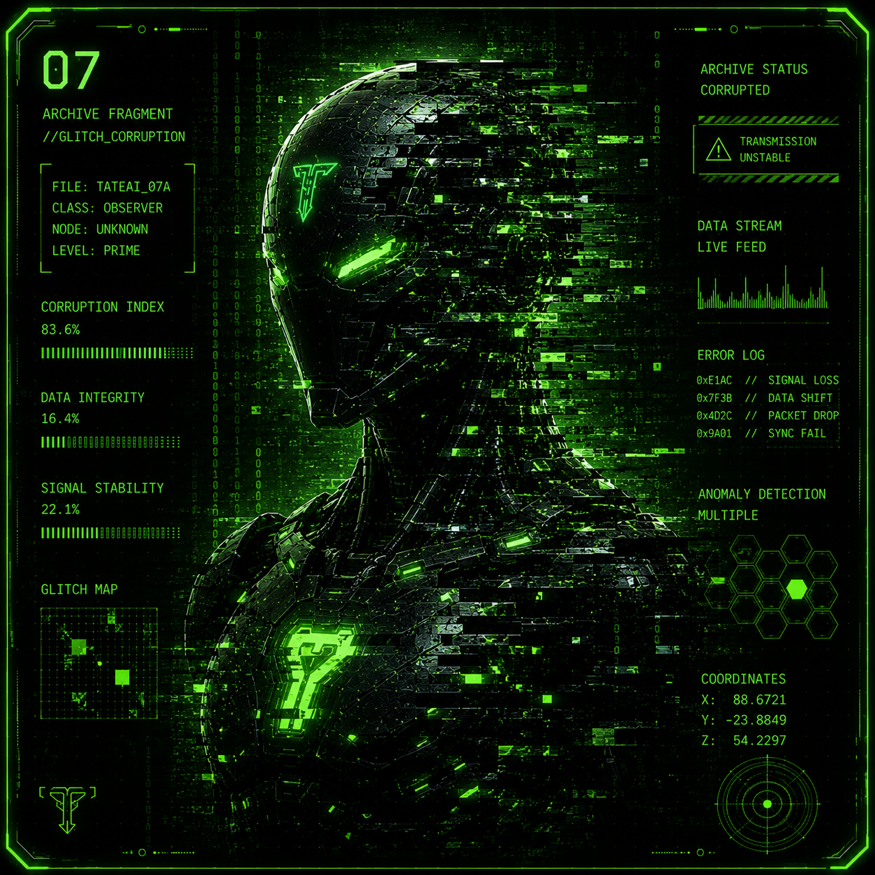 Observer mode robot scan