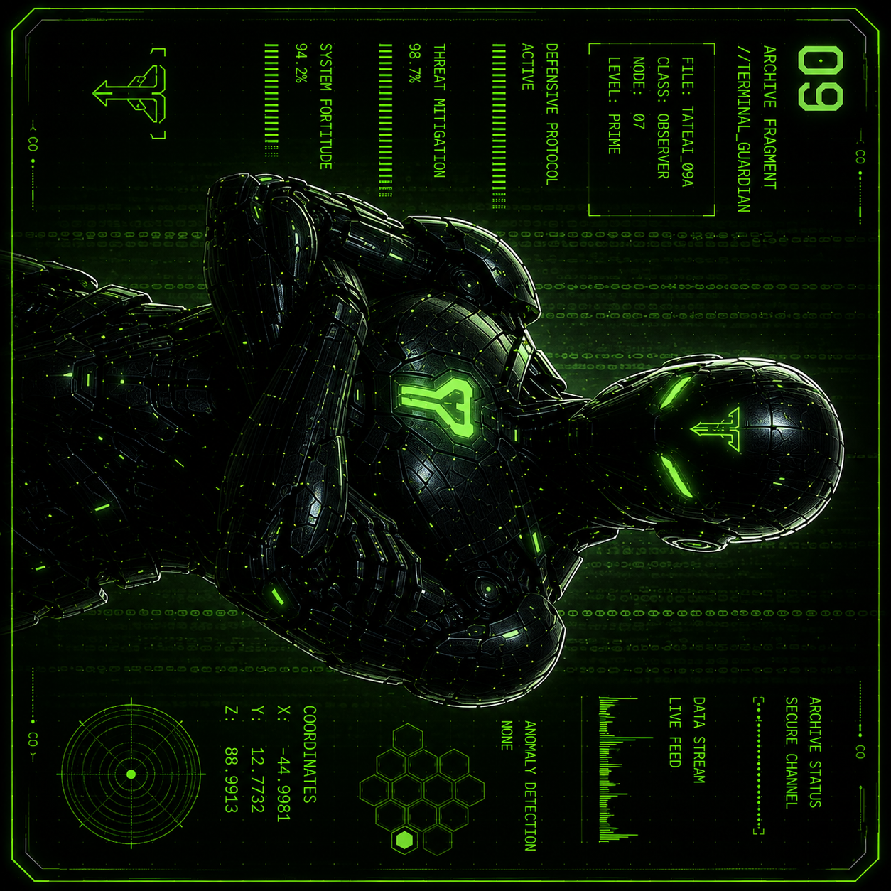 Terminal guardian robot scan